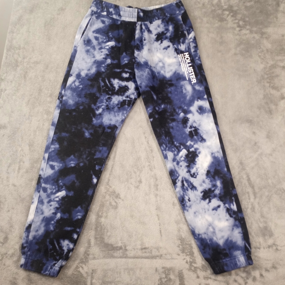 Hollister Women's Tie-Dye Joggers Pants Purple & White Size Small - Picture 2 of 12
